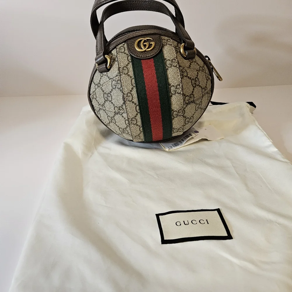 Gucci Ophidia GG Mini Basketball Shoulder Bag - Picture 11 of 12